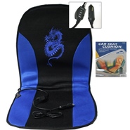 Накидка на сидение с подогревом Nova Bright Дракон синяя с регулятором температуры,12В-20